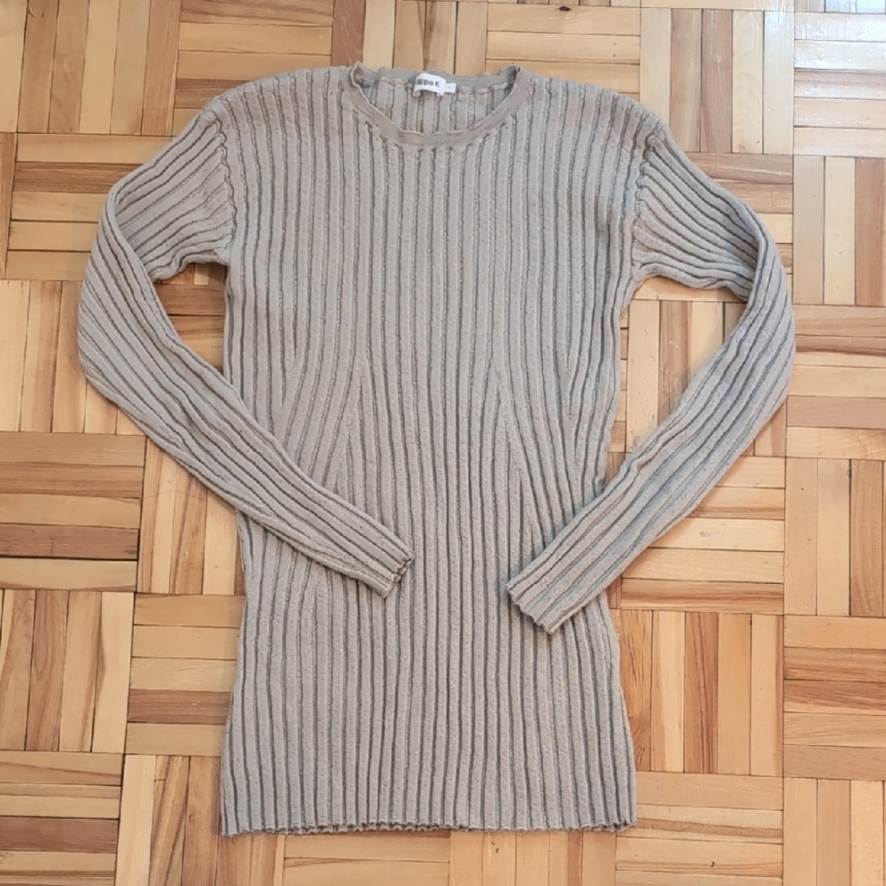 Flippa K Wool Rib Sweater